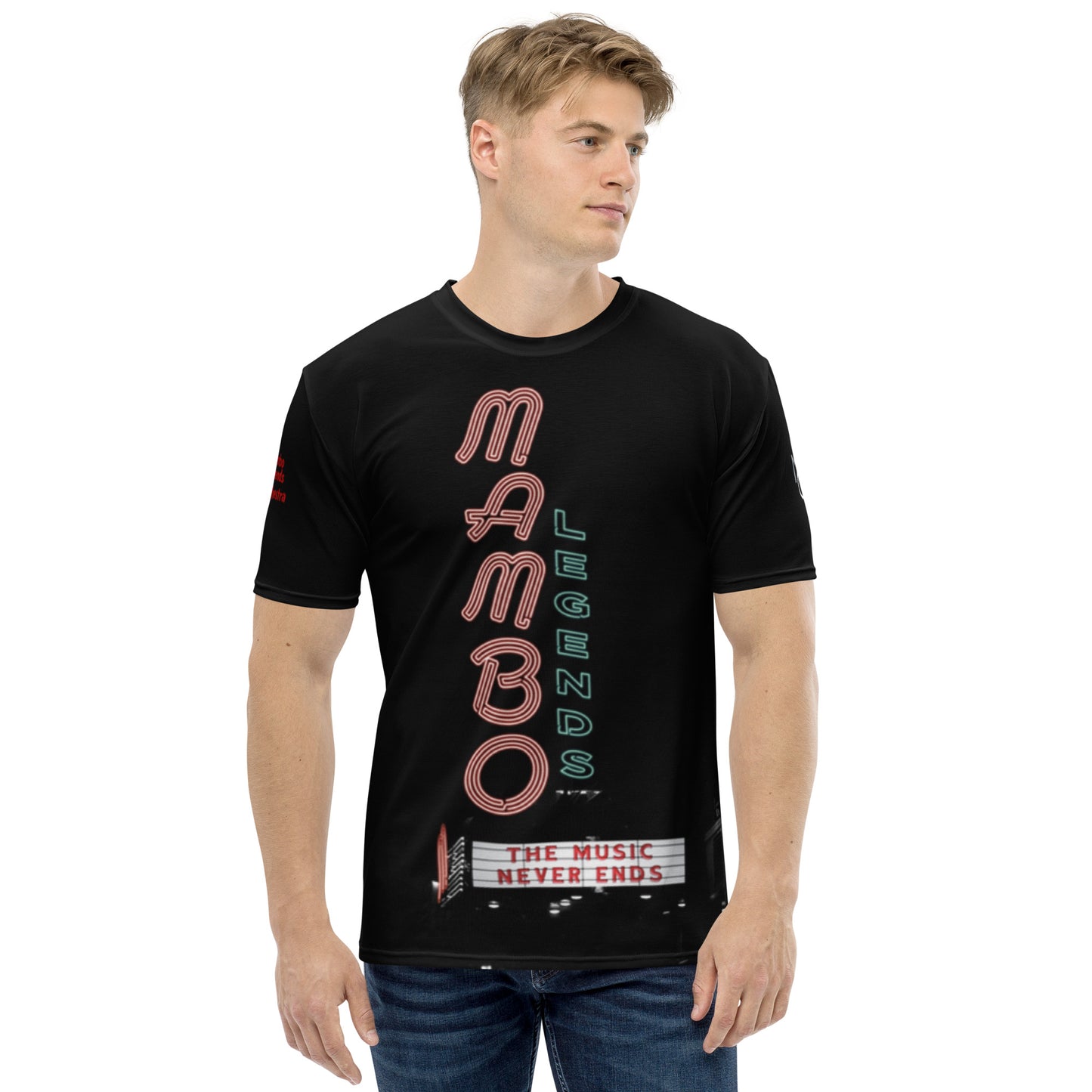 The Music Never Ends Men's t-shirt