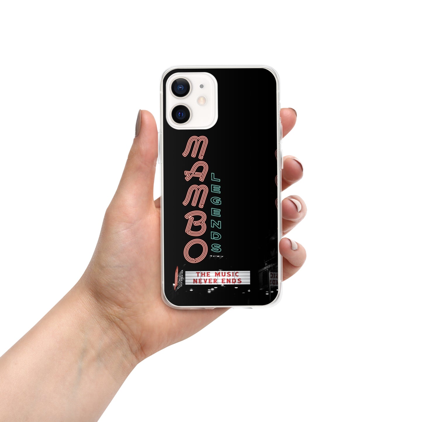 The Music Never Ends Clear Case for iPhone®