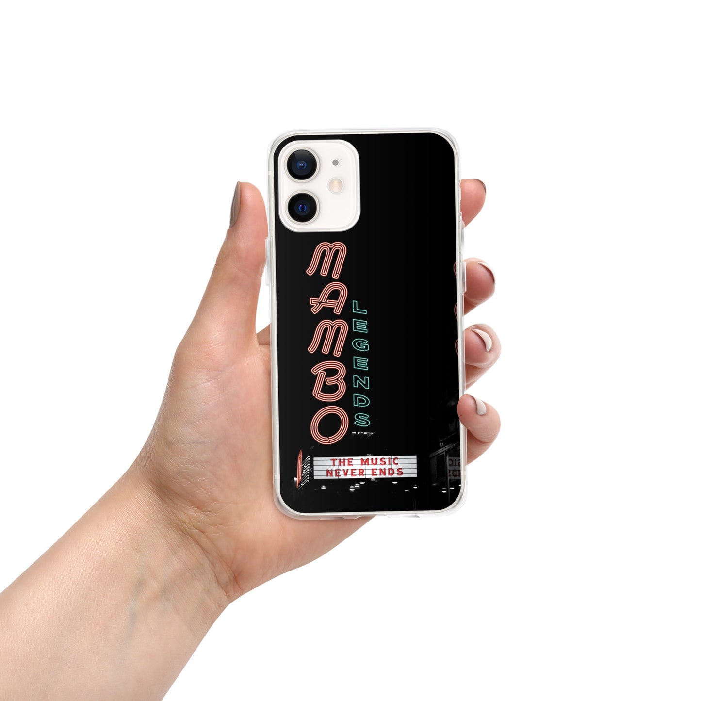 The Music Never Ends Clear Case for iPhone®