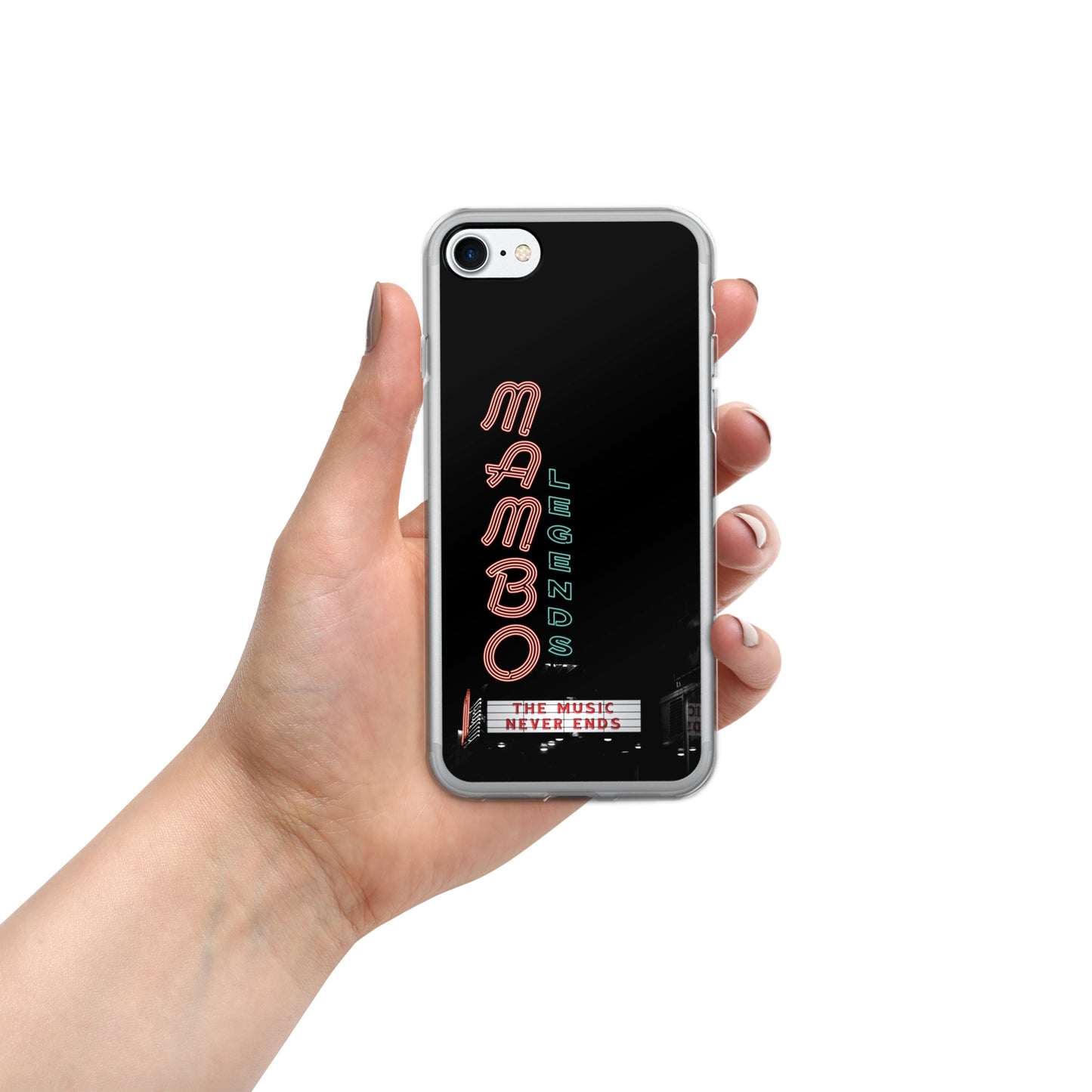 The Music Never Ends Clear Case for iPhone®