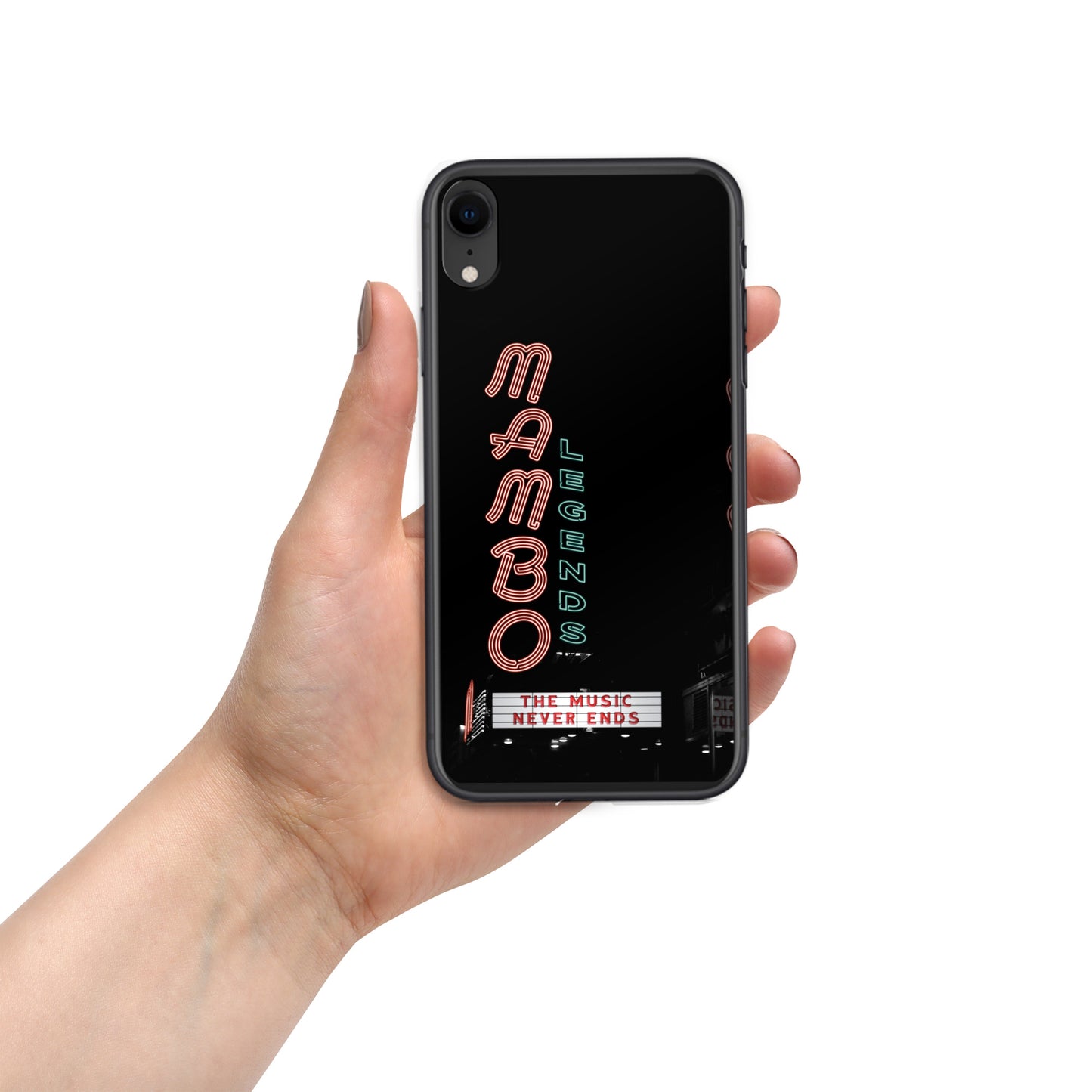 The Music Never Ends Clear Case for iPhone®