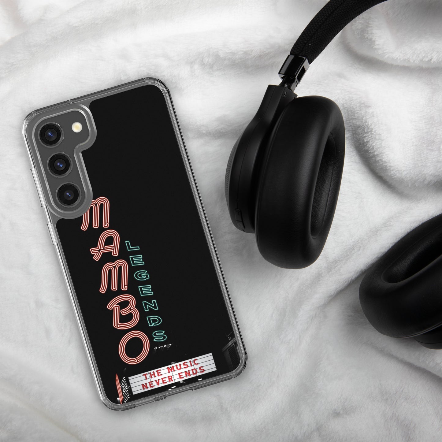 The Music Never Ends Clear Case for Samsung®